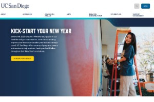 University of California, San Diego Website