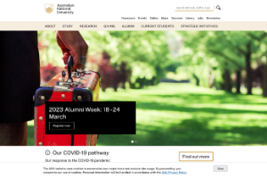 Australian National University Website