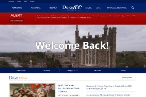 Duke University Website