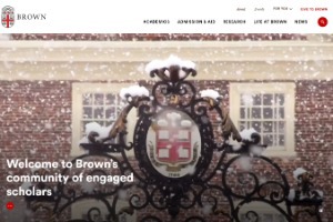 Brown University Website