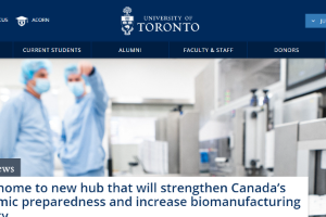 University of Toronto Website
