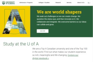 University of Alberta Website