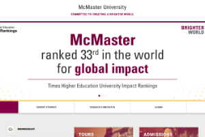 McMaster University Website