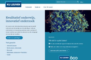 Catholic University of Leuven Website