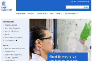 Ghent University Website