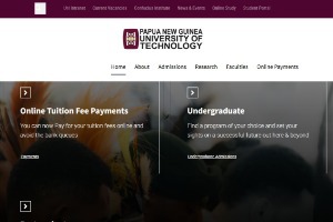 Papua New Guinea University of Technology Website