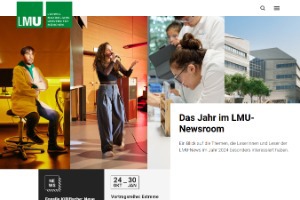 Ludwig Maximilian University of Munich Website