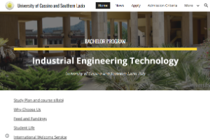 University of Cassino Website