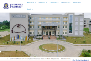 Redeemer's University Website