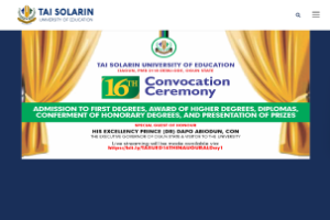 Tai Solarin University of Education Website