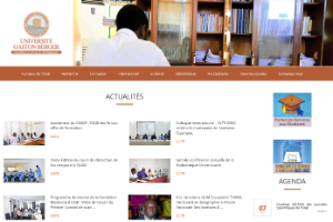 University Gaston Berger of Saint-Louis Website