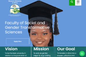 Women's University in Africa Website