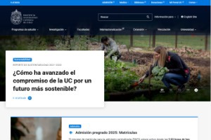 Pontifical Catholic University of Chile Website