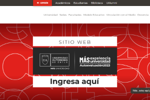 Autonomous University of Chile Website