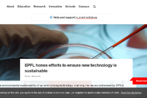 Federal Institute of Technology in Lausanne Website