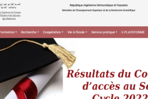 Higher School of Food Science and Agri-Food Industry Website