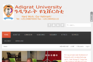 Adigrat University Website