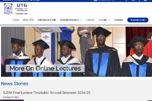 University of The Gambia Website