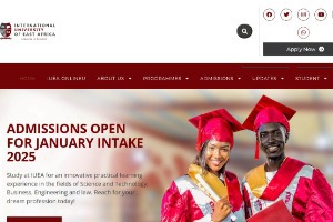 International University of East Africa Website