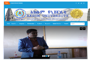 Aksum University Website