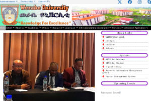 Werabe University Website