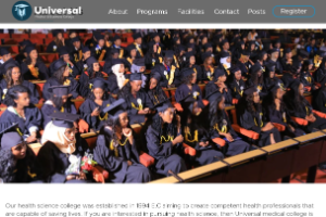 Universal Medical College Website