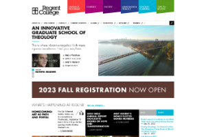 Regent College in Vancouver Website