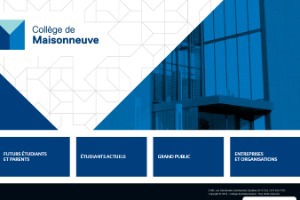 Collège de Maisonneuve Website