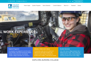 Aurora College Website