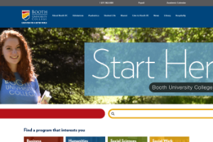 Booth University College Website