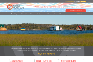 Collège nordique francophone Website