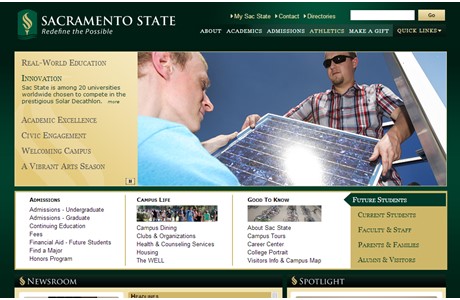 California State University, Sacramento Website