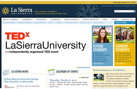 La Sierra University Website