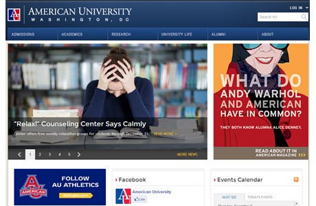 American University Website