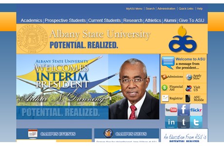 Albany State University Website