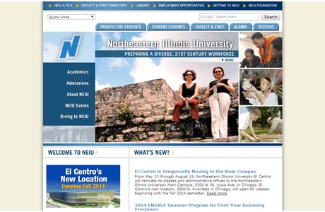 Northeastern Illinois University Website