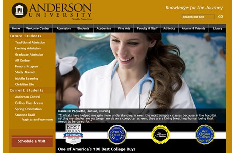 Anderson University Website