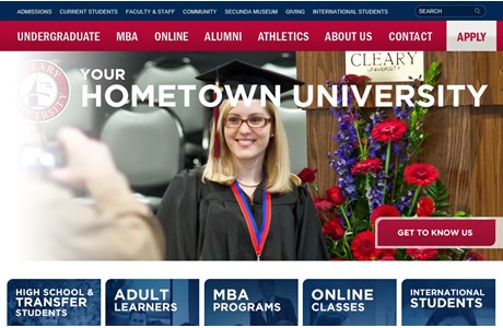Cleary University Website