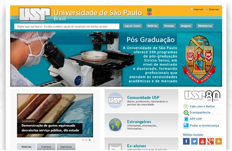 University of São Paulo Website