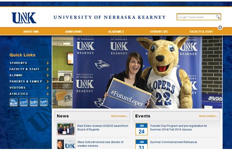 University of Nebraska at Kearney Website
