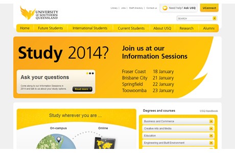 University of Southern Queensland Website