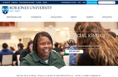 Bob Jones University Website