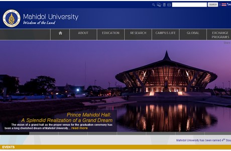 Mahidol University Website