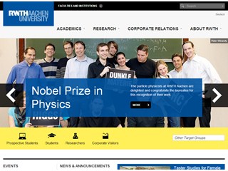 RWTH Aachen University Website