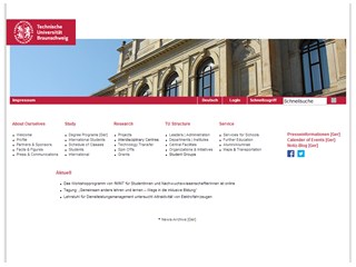 Braunschweig University of Technology Website
