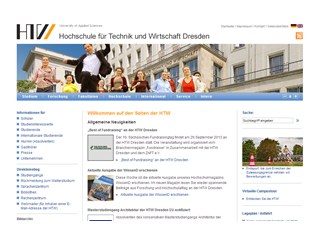 Dresden University of Applied Sciences Website