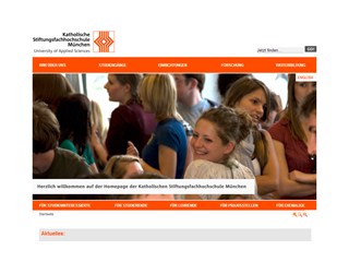 Catholic University of Applied Sciences, Munich Website