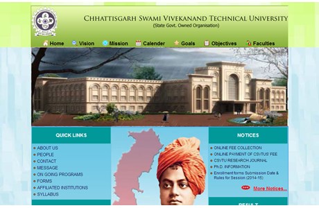 Chhattisgarh Swami Vivekananda Technical University in India