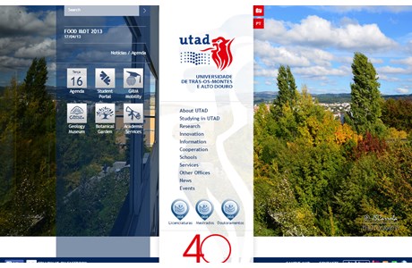 University of Trás-os-Montes and Alto Douro Website