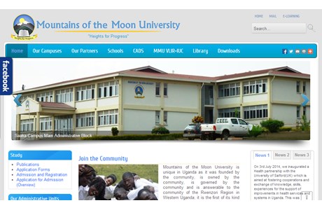 Mountains of the Moon University Website